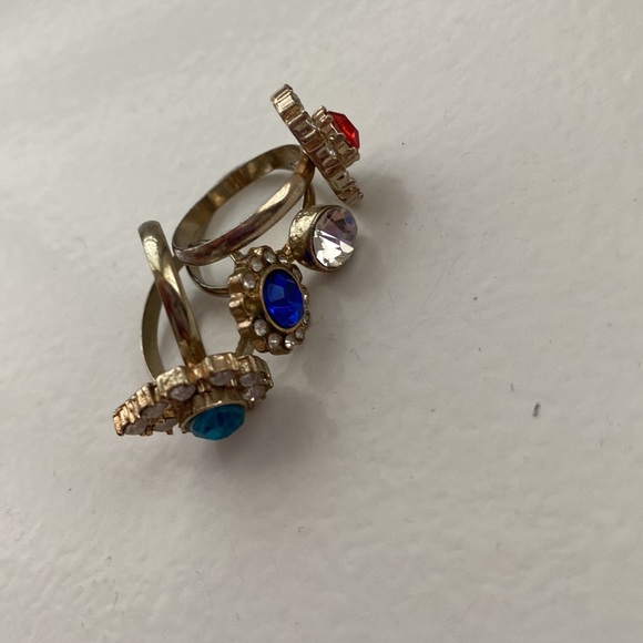 H&M Set of 4 Midi Rings - Picture 3 of 5